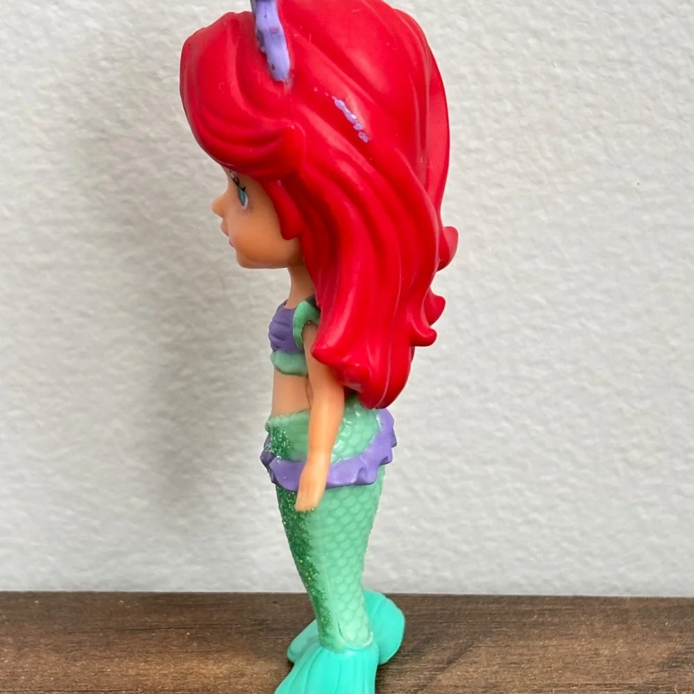 DISNEY Princess Mini Toddler Doll ARIEL Glitter Tail 3